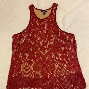 (4/$10) Express Lace Tank